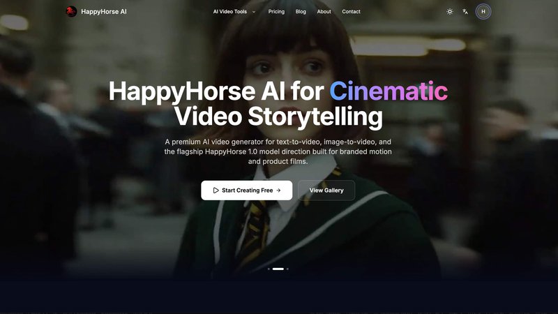 HappyHorse AI application interface and features