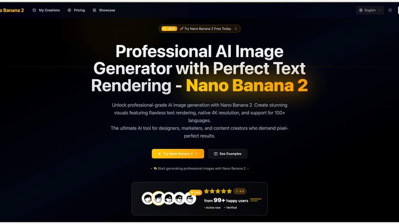Nano Banana 2 application interface and features