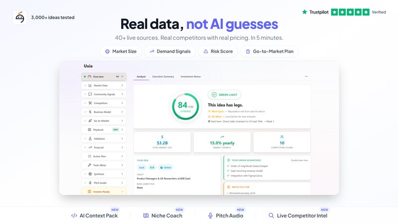 Preuve AI application interface and features
