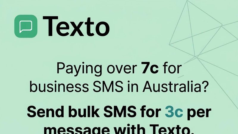 Texto application interface and features